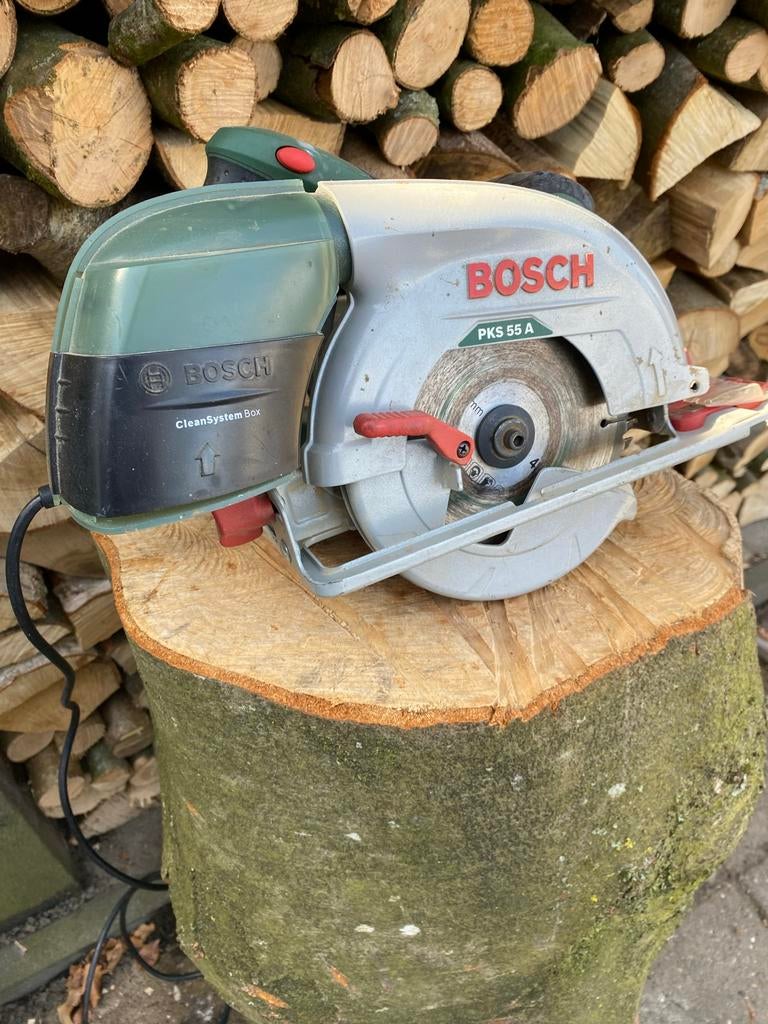 Bosch PKS 55 A cirkelzaag, Ophalen, Gebruikt, Cirkelzaag, 600 tot 1200 watt