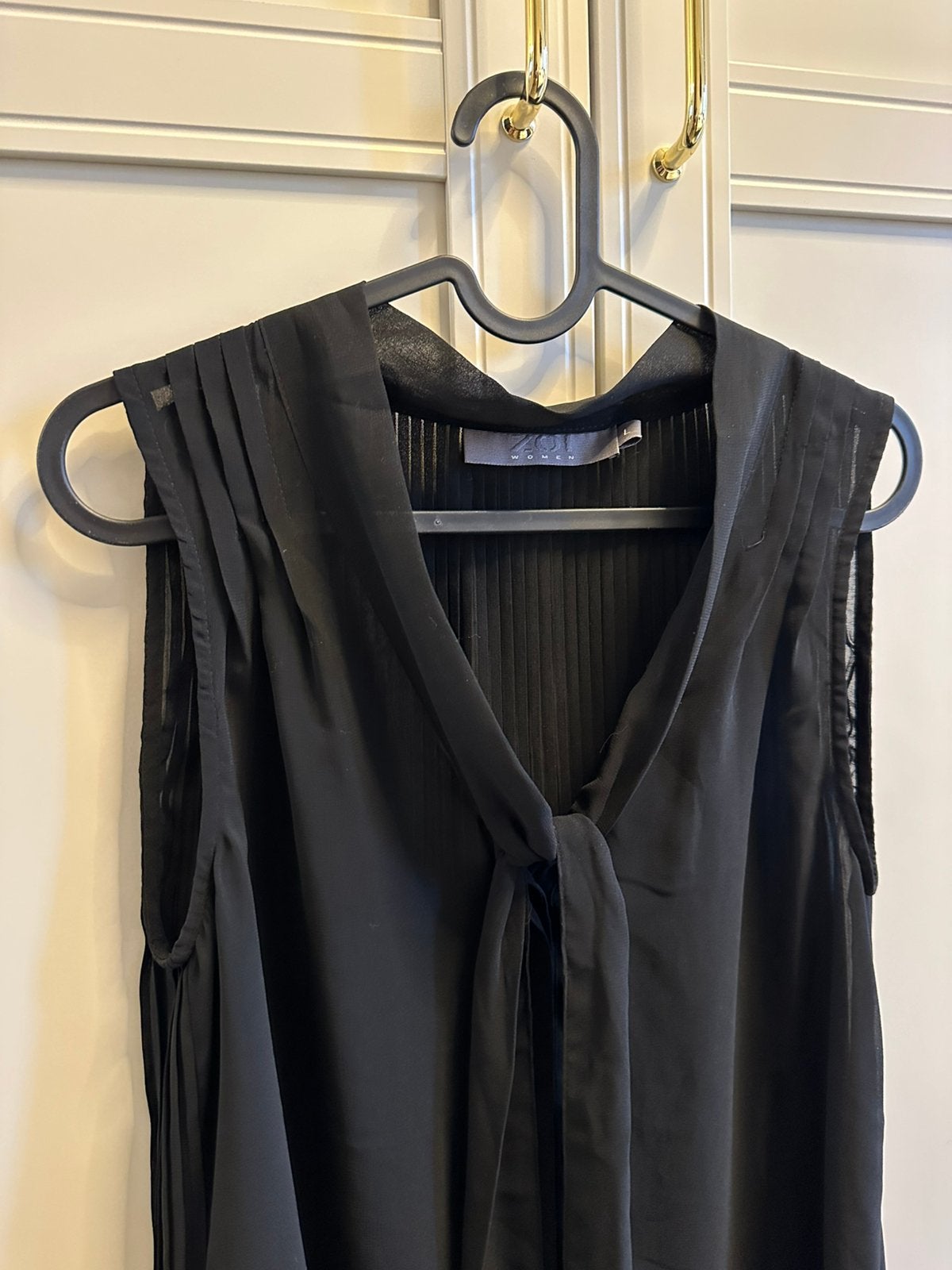 Hele leuke zwarte Zara top blouse topje zomer. S en M., Kleding | Dames, Maat 38/40 (M), Zwart, Nieuw, Ophalen of Verzenden
