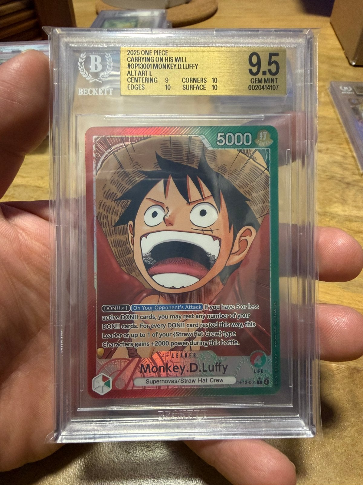 Monkey.D.Luffy Op 13, Ophalen of Verzenden, Nieuw