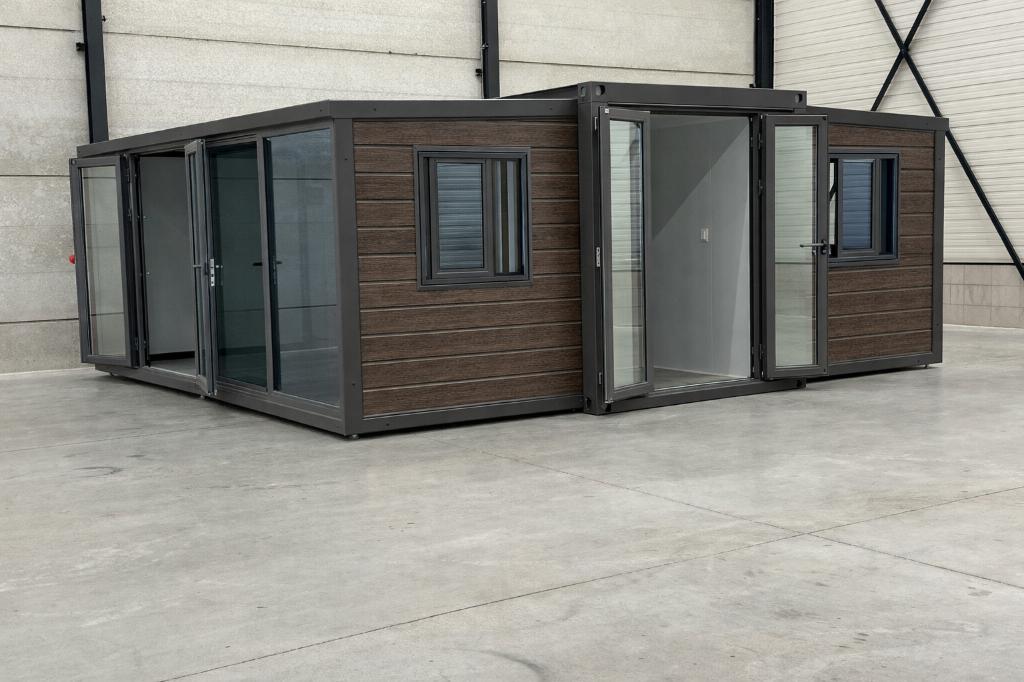 Tiny House compleet Keuken, Badkamer, Slaapkamers, Woonunit, Tuin en Terras, Tuinhuizen, Nieuw, Tuinhuis, Metaal, 500 cm of meer