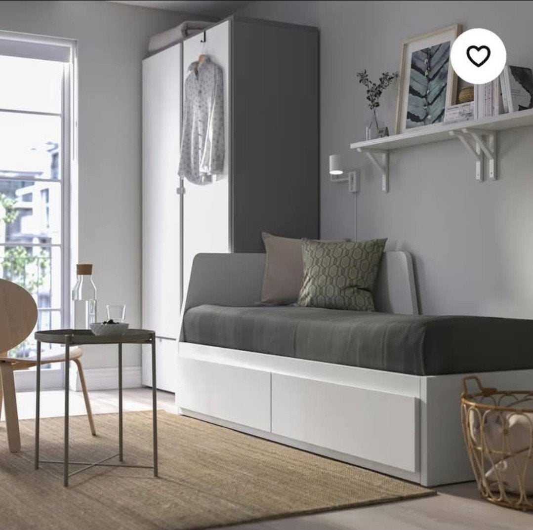 perfect Ikea Flekke sofa bed,perfect condition,incl.mattress, Ophalen, Zo goed als nieuw, Tweepersoons