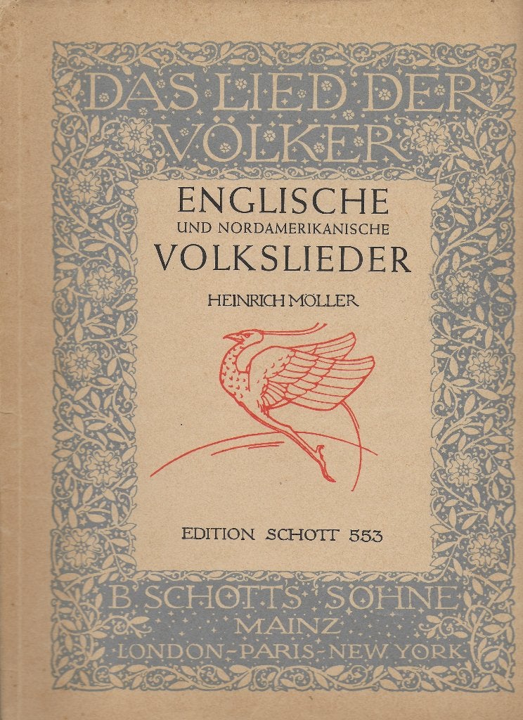 Mu44 bladmuziek engelse en noord amerikaanse volksliederen, Ophalen of Verzenden, Gebruikt, Artiest of Componist, Klassiek
