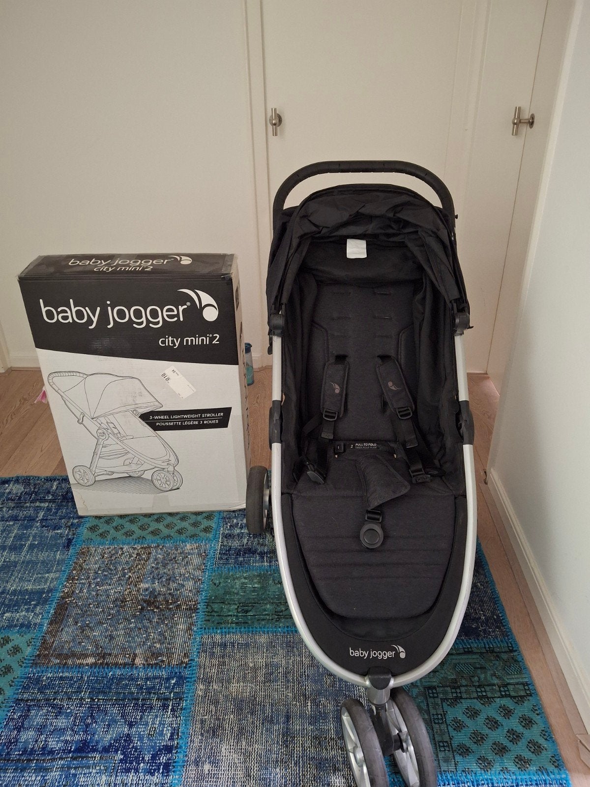 Baby Jogger City Mini 2 - Zo goed als nieuw, Verstelbare duwstang, Zo goed als nieuw, Ophalen, Kinderwagen