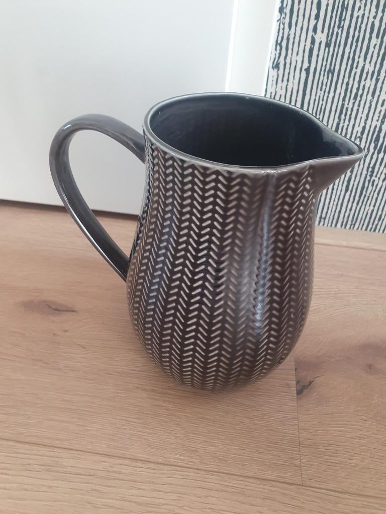 Waterkan van inari 18cm hoog, Ophalen, Overige kleuren, Aardewerk of Porselein, Zo goed als nieuw