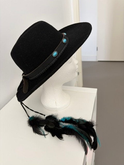 vilten cowboyhoed, Ophalen of Verzenden, Zo goed als nieuw, 56 of 57 cm (M, 7 of 7⅛ inch), Hoed