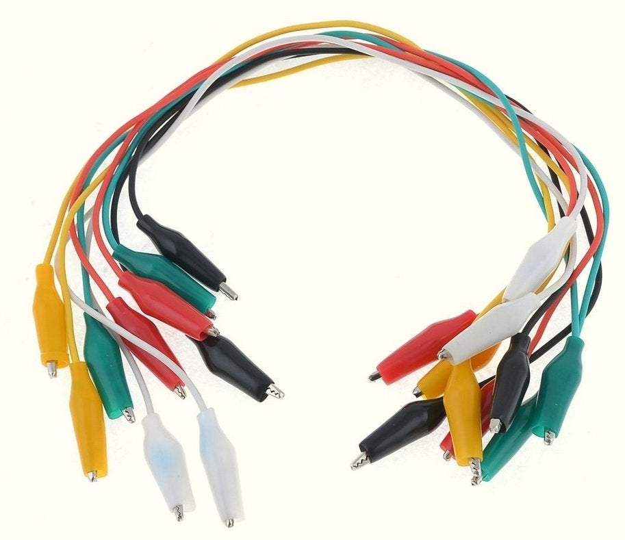Alligator clip test lead kabel 0,5 m, Hobby en Vrije tijd, Ophalen of Verzenden, Nieuw