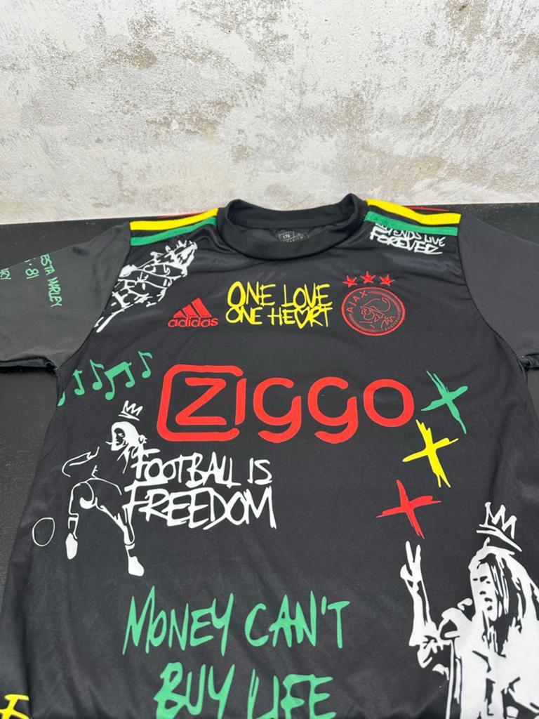 Ajax Bob Marley Special Edition Shirt - Maat 176, Maat S, Ophalen of Verzenden, Zo goed als nieuw, Shirt