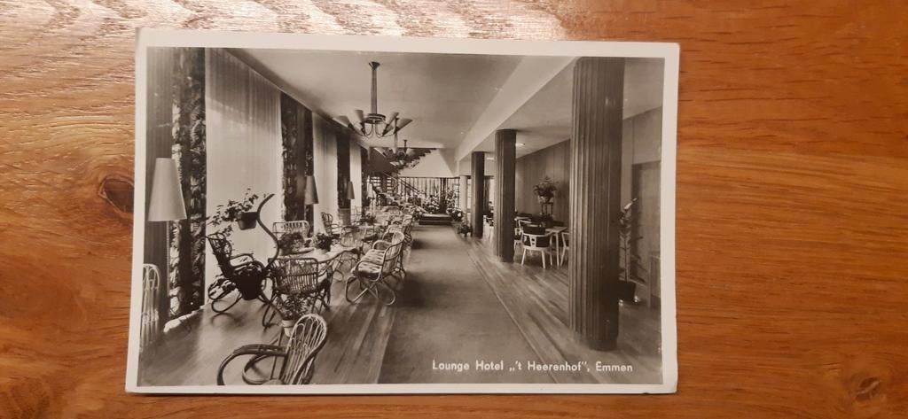 Emmen lounge Hotel 't Heerenhof, Ophalen of Verzenden, 1960 tot 1980, Gelopen