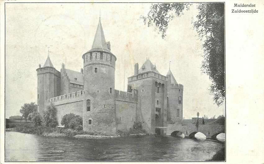300-146-039 Muiden Muiderslot, Verzamelen, Verzenden, Voor 1920, Noord-Holland