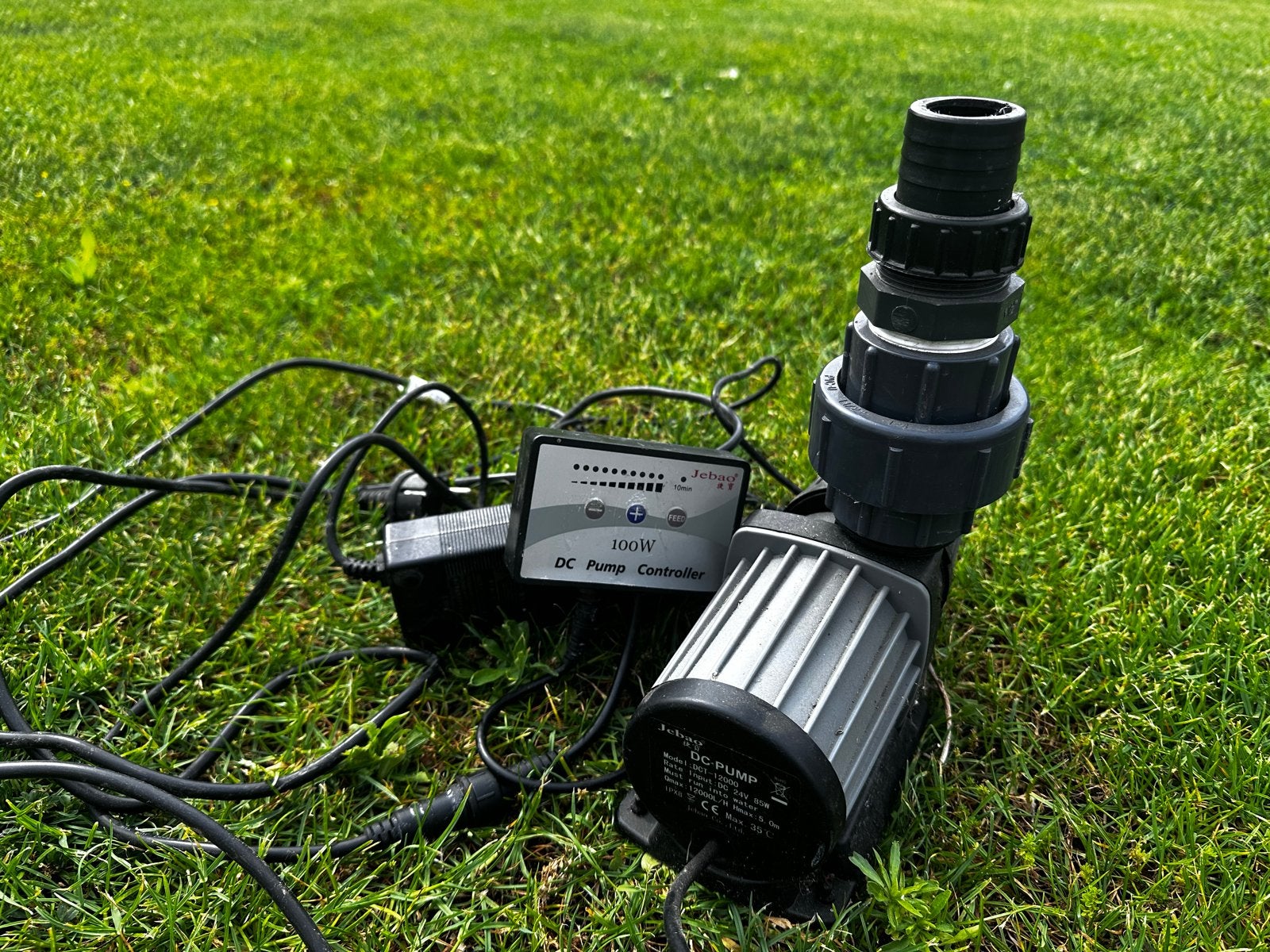 Jebao DCT-12000 DC Pomp met Controller 100W, Ophalen of Verzenden, Gebruikt