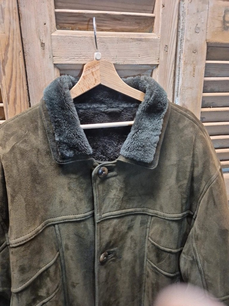 Mooi leren gevoerde lammy coat, Maat 46/48 (XL) of groter, Djt@dejuistetoon.eu, Ophalen of Verzenden, Mon Plaisir 19, Etten-Leur, Netherlands