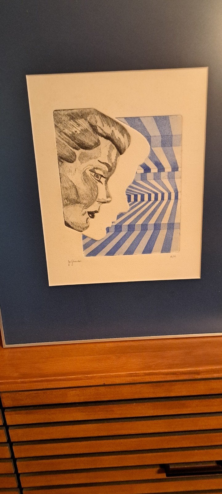 Litho Jan Schreuder 1904-1964, Ophalen, Portret en Figuren