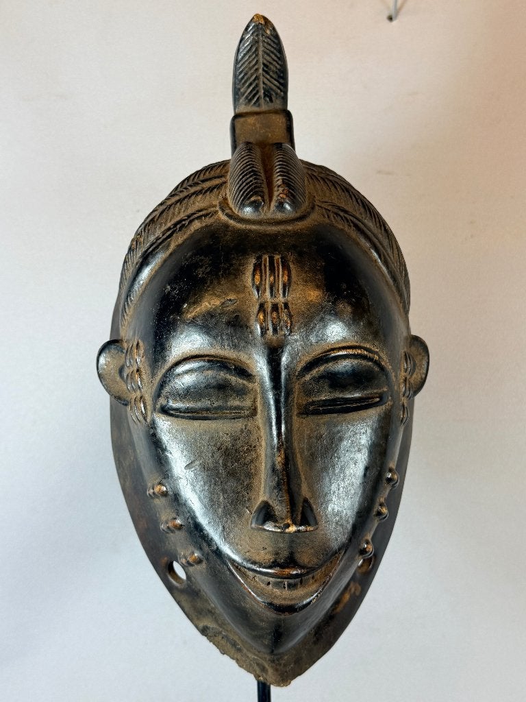 260724 - Nice Afrikaans Baule masker - Iv. Coast., Ophalen of Verzenden