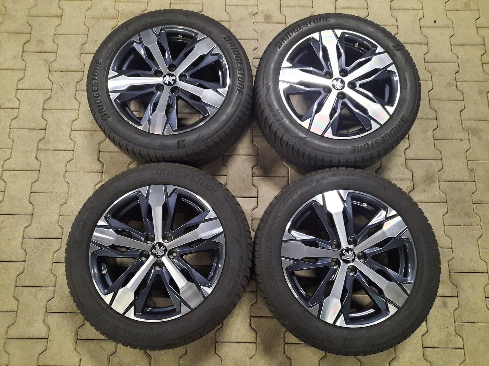 MOOIE 18 inch velgen 5×108 OEM PEUGEOT 3008 5008 WINTERSETJE, 18 inch, Gebruikt, Banden en Velgen, Personenwagen