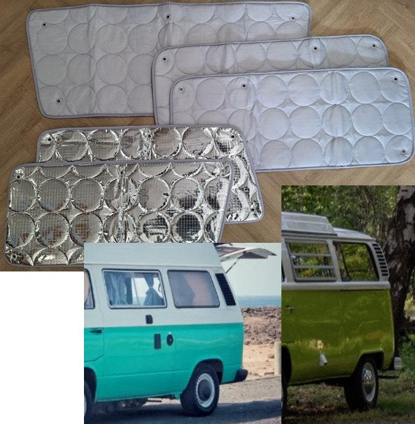 Raamisolatie VW T2/T3 Achterzijde 5 delige set, Buurserstraat 15 A, 7481 EG,Haaksbergen, Ophalen of Verzenden, Info@123CamperOnderdelen.nl