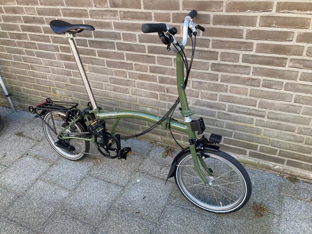 Unieke lichtgewicht BROMPTON 9-speed, titanium zadelpen, Fietsen en Brommers, Ophalen, Brompton, 16 tot 18 inch, Versnellingen