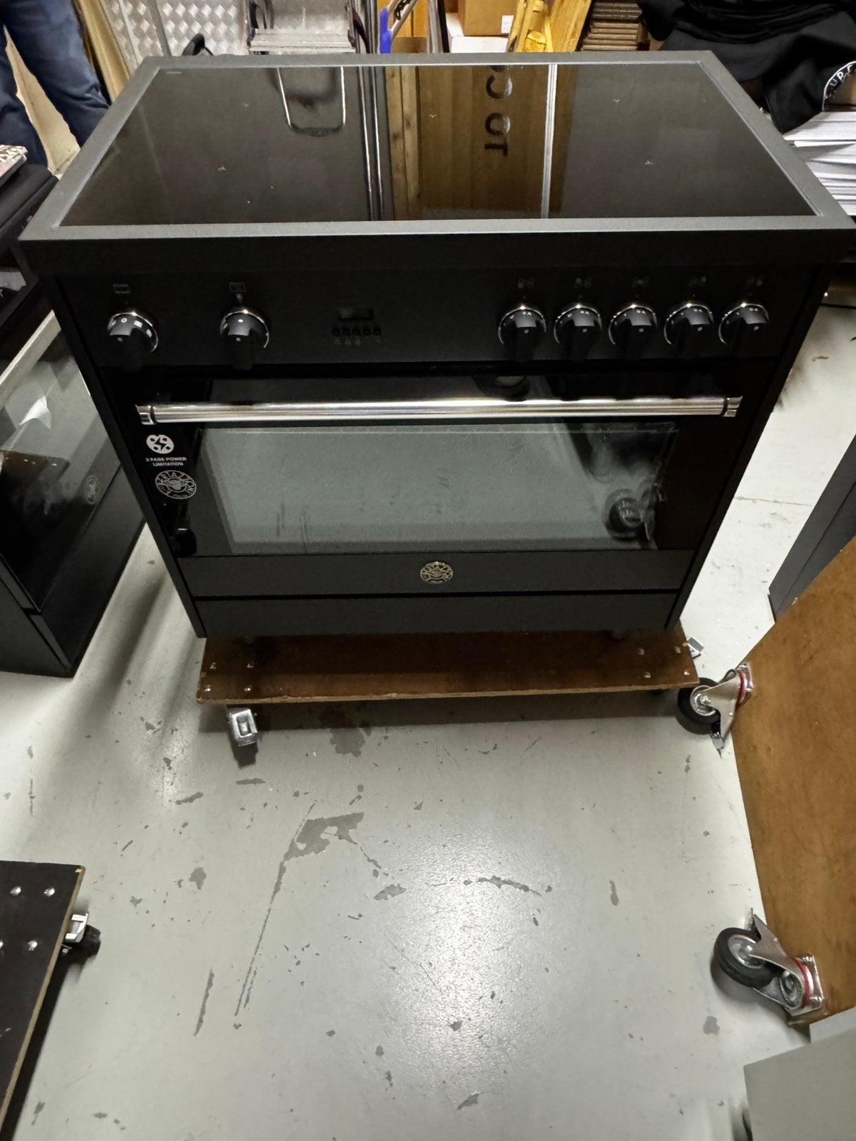Bertazzoni Master Prime Line 90cm inductie fornuis, Ophalen, 60 cm of meer, Nieuw, Energieklasse A of zuiniger