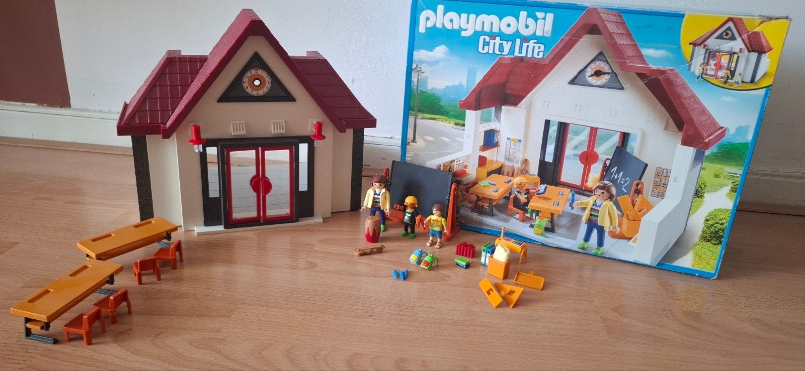 Playmobil City Life School (6865) - Complete Set, Ophalen of Verzenden, Zo goed als nieuw