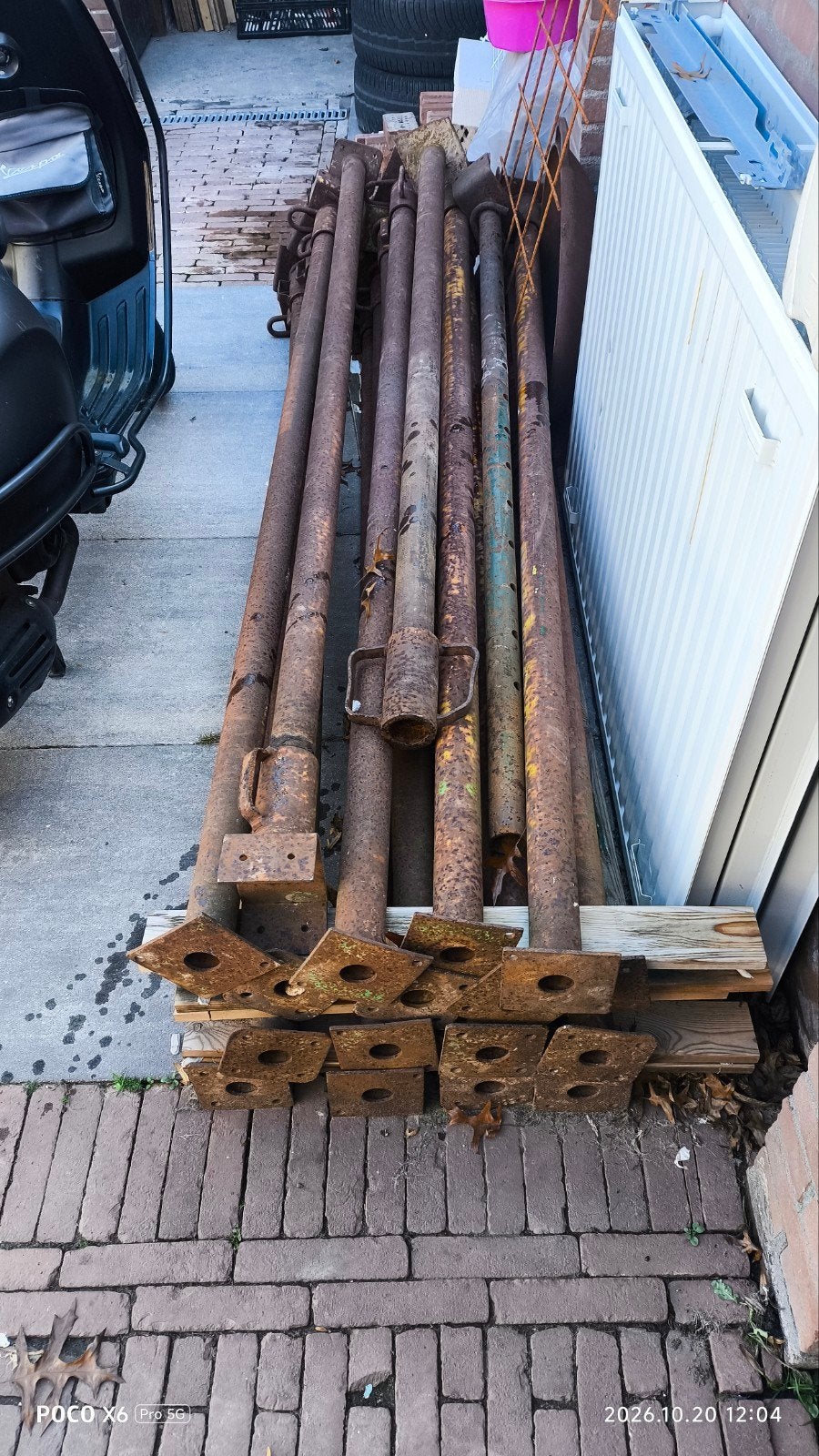 Gebruikte bouwstempels - Diverse lengtes, Ophalen, Gebruikt, Overige typen, 2 tot 5 meter