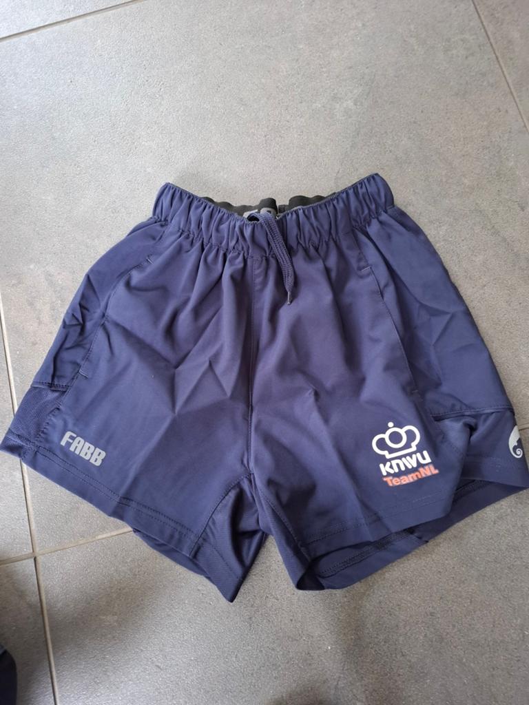 Team nl korte broek nieuw maat xs heren, Fietsen en Brommers, Fietsaccessoires | Fietskleding, XS, Heren, Nieuw, Ophalen of Verzenden
