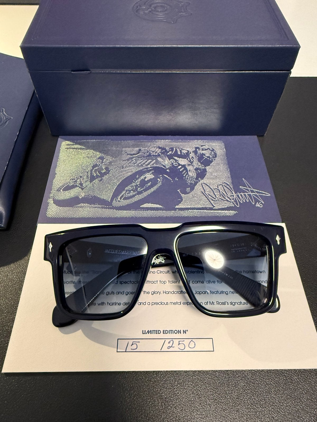 Jacques Marie Mage - Tramonto - Regal - Valentino Rossi, Overige merken, Zonnebril, Blauw, Nieuw