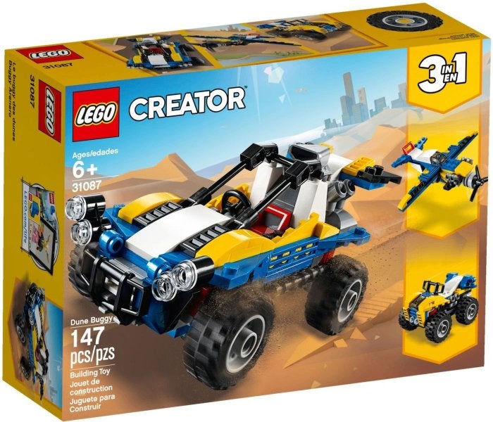 Lego Creator 3in1 31087 Dune buggy, Lego, Nieuw, Ophalen of Verzenden, Compleet