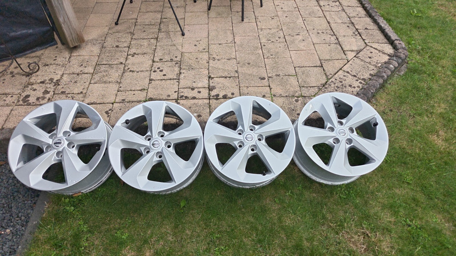 Originele Nissan Qashqai 17 inch velgen 5x114,3 ET40, Auto-onderdelen, Banden en Velgen, Ophalen, Gebruikt, Velg(en), 17 inch