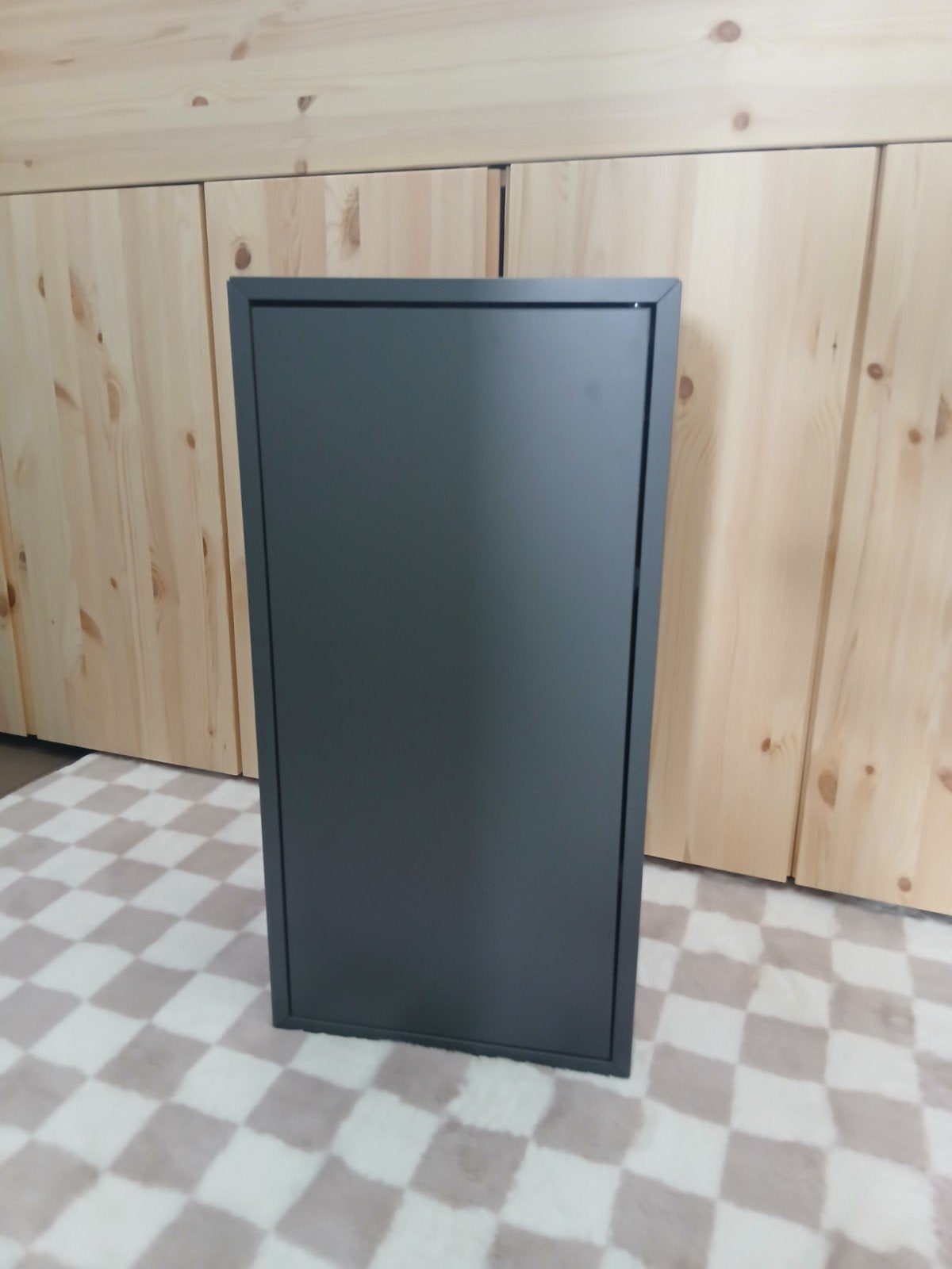 IKEA Eket kastje - donkergrijs (exclusief ophangsysteem), Huis en Inrichting, Ophalen, Overige materialen, Minder dan 50 cm, Gebruikt