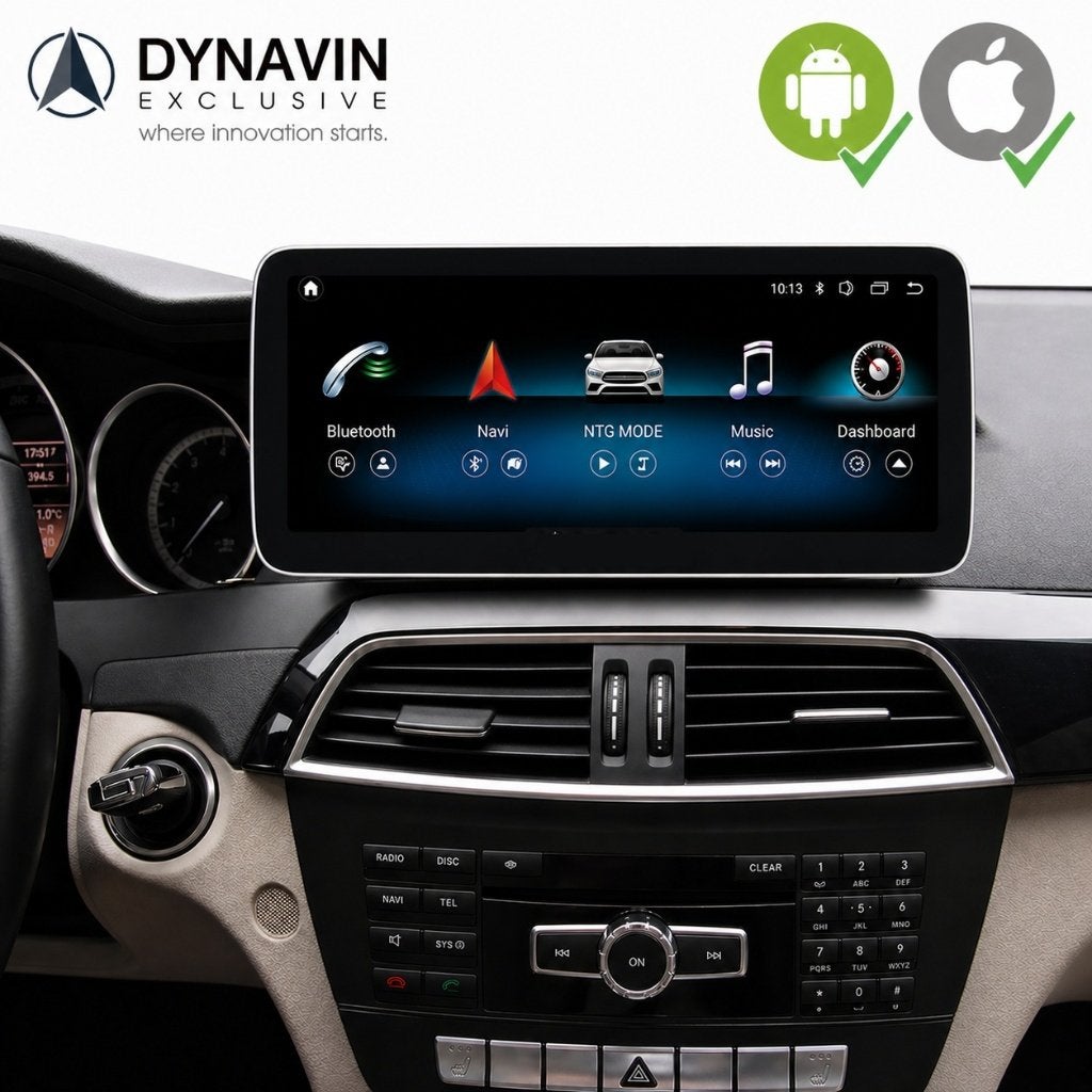 Navigatie mercedes c klasse w204 carplay android auto usb, Ophalen of Verzenden, Dynavin, Verkoop@inbouwnavigatie.com, Oberonweg 262 3208pg