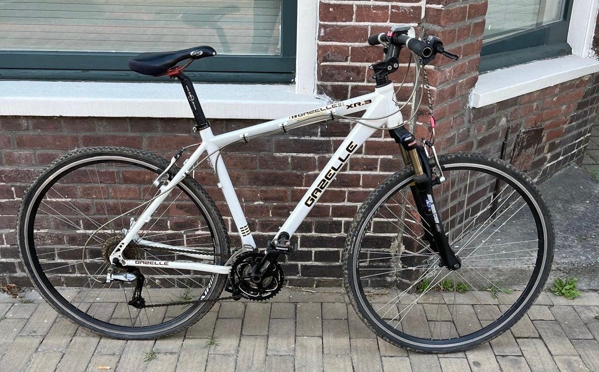Gazelle XR.3 Crosshybride Fiets - Shimano Deore LX, Gebruikt, Vering, Velgrem, Ophalen of Verzenden
