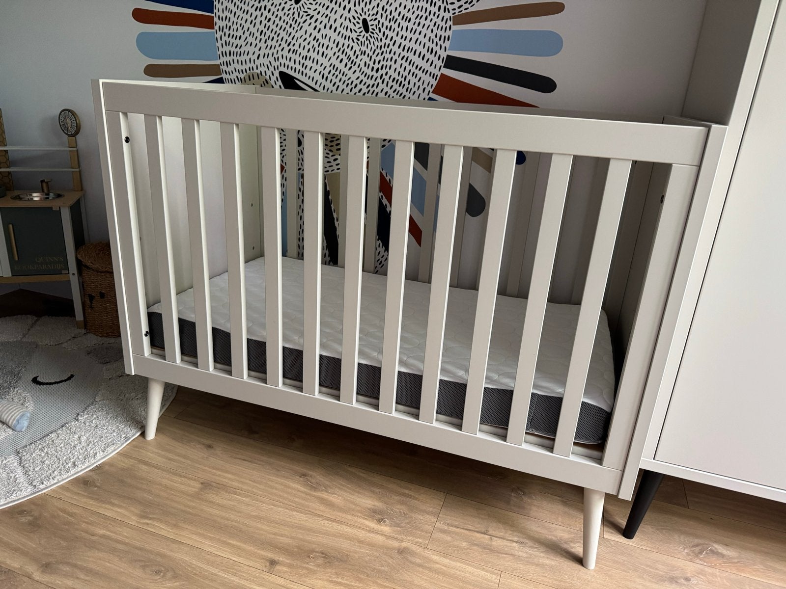 Ledikant Sterre (Babypark) - 60 x 120cm, Ophalen, Gebruikt, Lattenbodem, Minder dan 140 cm