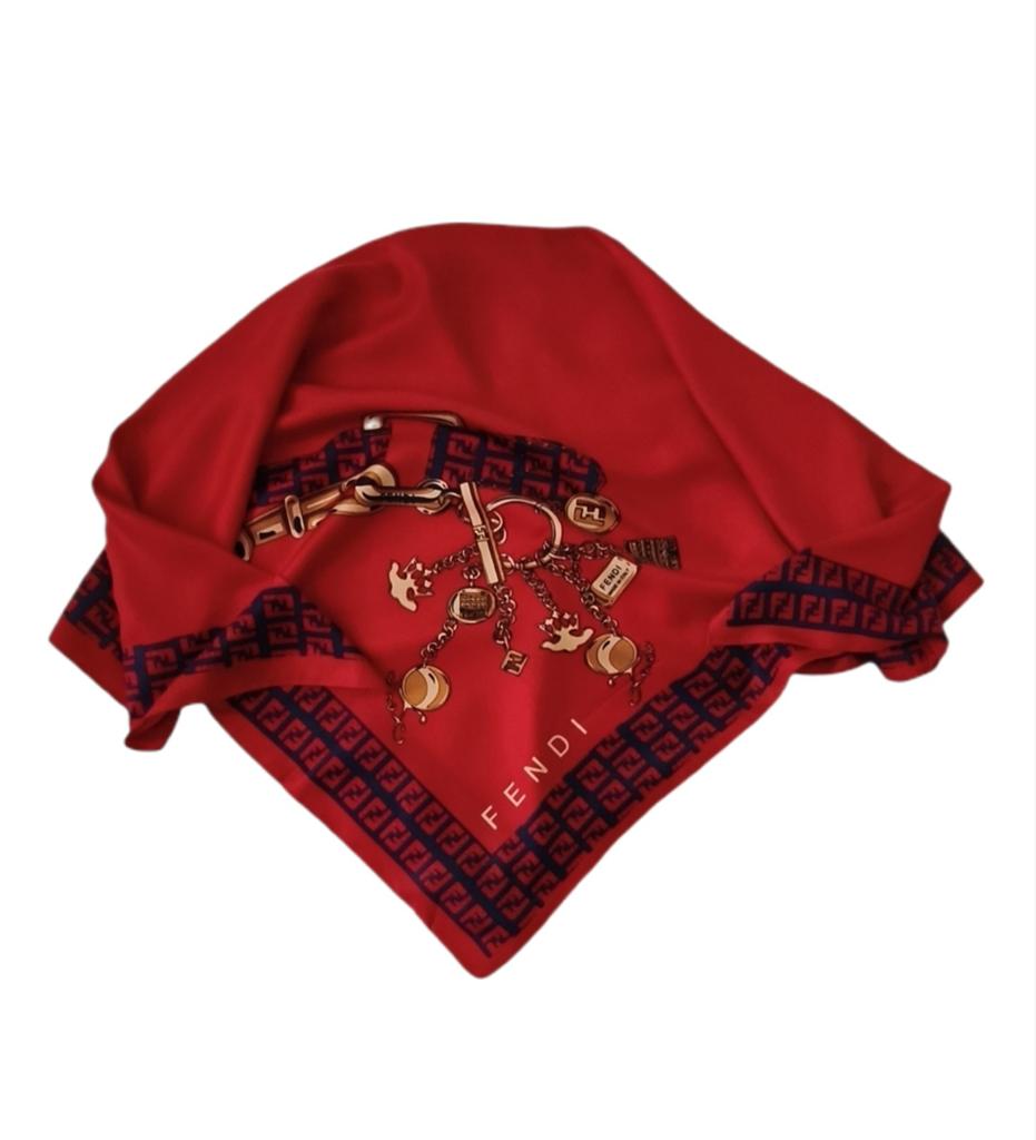 Zijden sjaal Fendi, Kleding | Dames, Verzenden, Nieuw, Maat 46/48 (XL) of groter, Sjaal