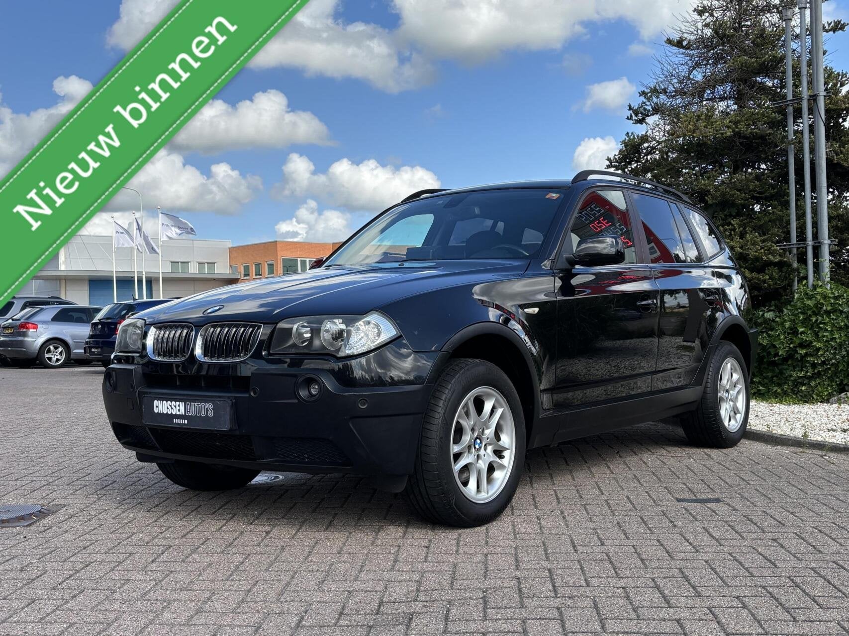 BMW X3 2.5i Executive AUT, Leer, Carplay, Trekhaak!, Auto's, Automaat, Zwart, Parkeersensor, Zwart