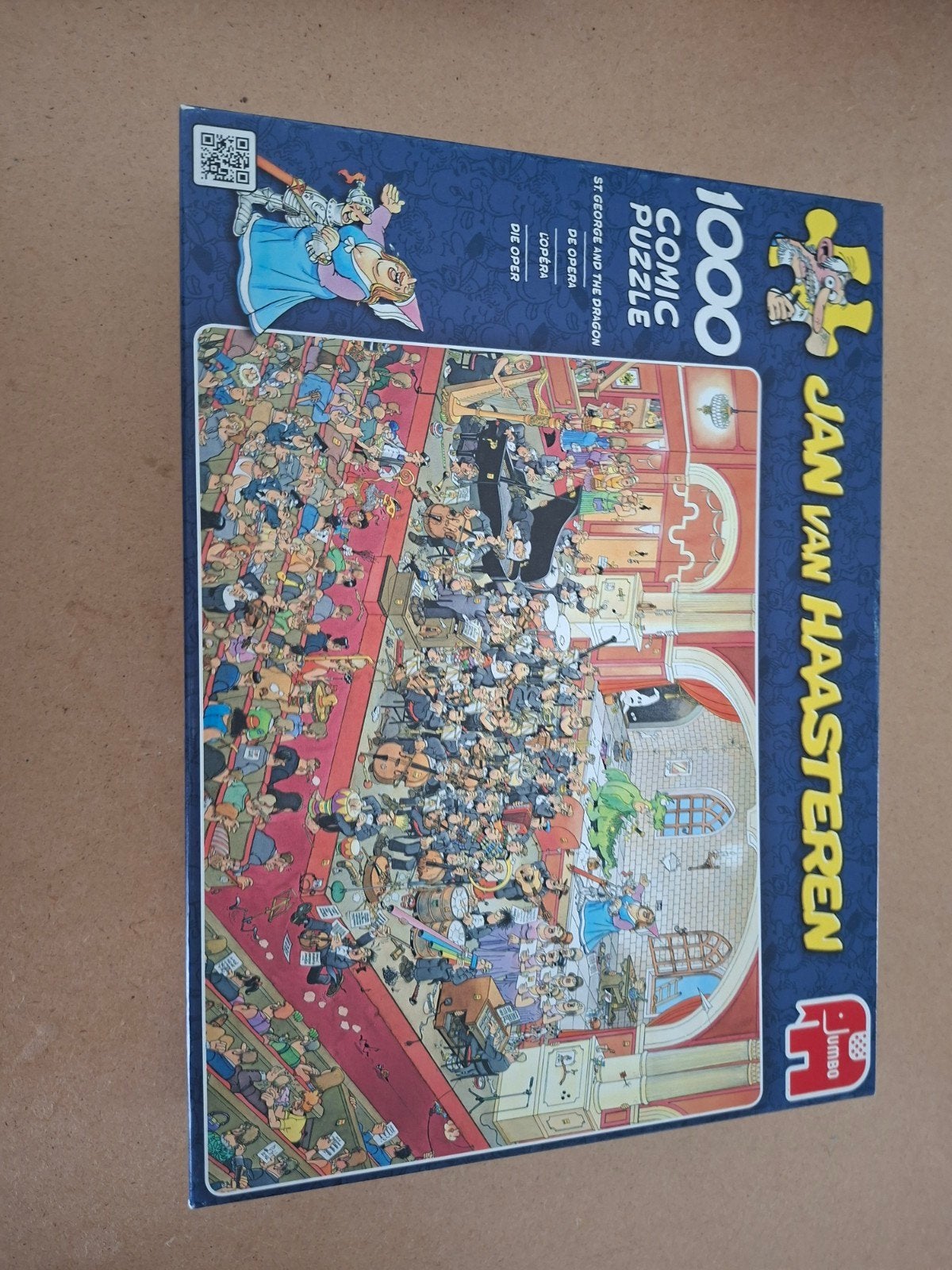 Jan van Haasteren 1000 stukjes - De Opera, Een of twee spelers, Ophalen, Zo goed als nieuw, Jumbo