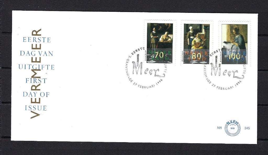 FDC NVPH E345 onbeschreven, Ophalen of Verzenden, Onbeschreven, Nederland