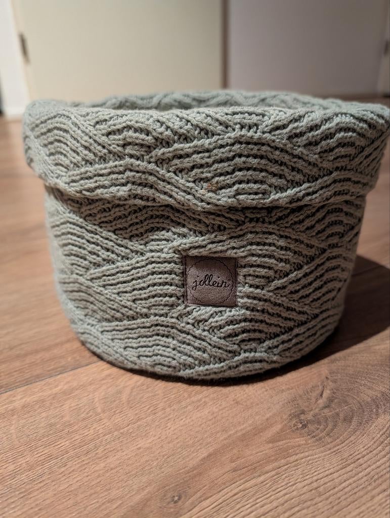Jollein commode mandje / luiermand groen, Ophalen, Zo goed als nieuw