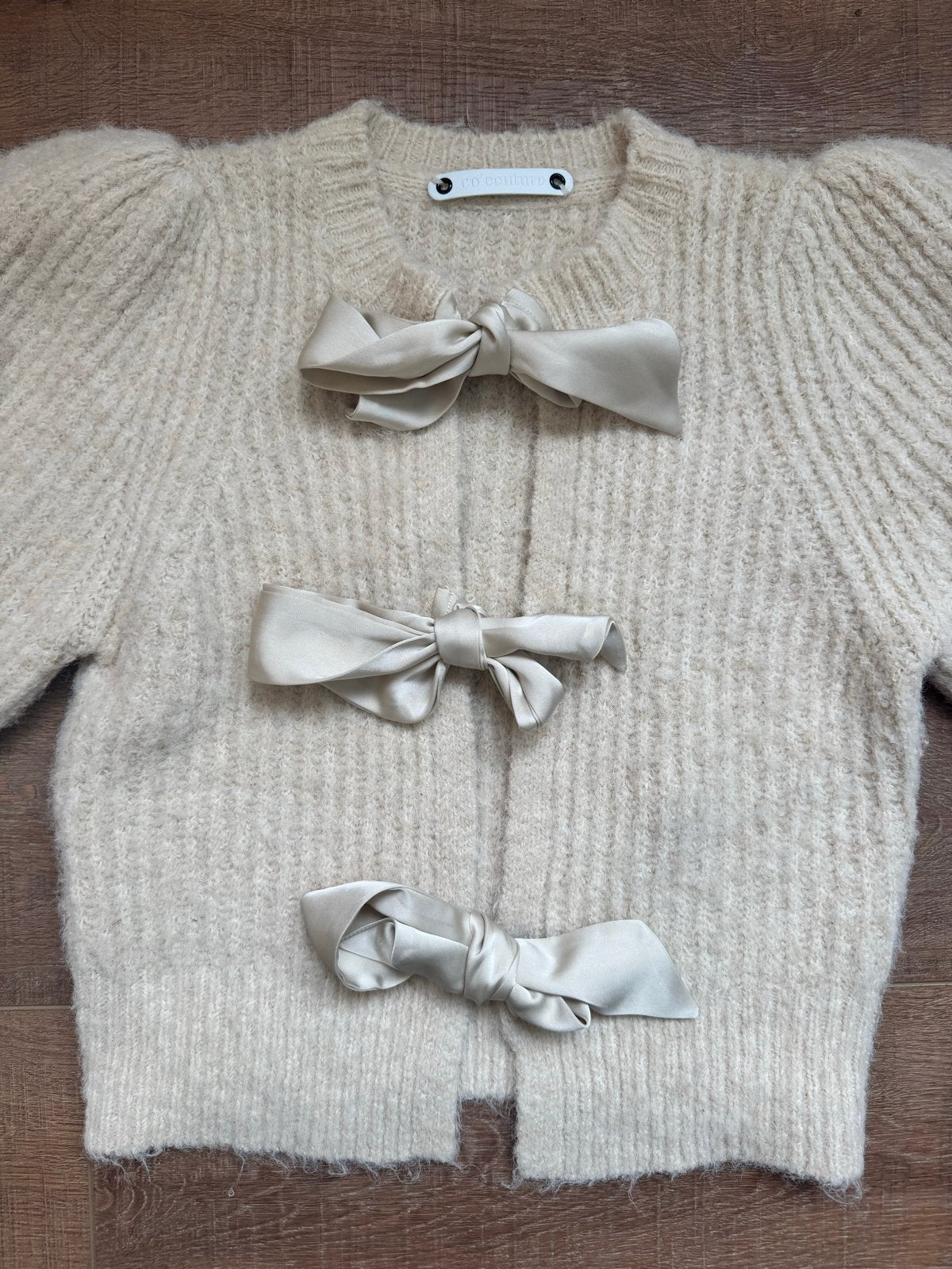 CO'couture XS Super Zacht & Sjiek Vestje met Strikken, Kleding | Dames, Truien en Vesten, Ophalen of Verzenden, Zo goed als nieuw