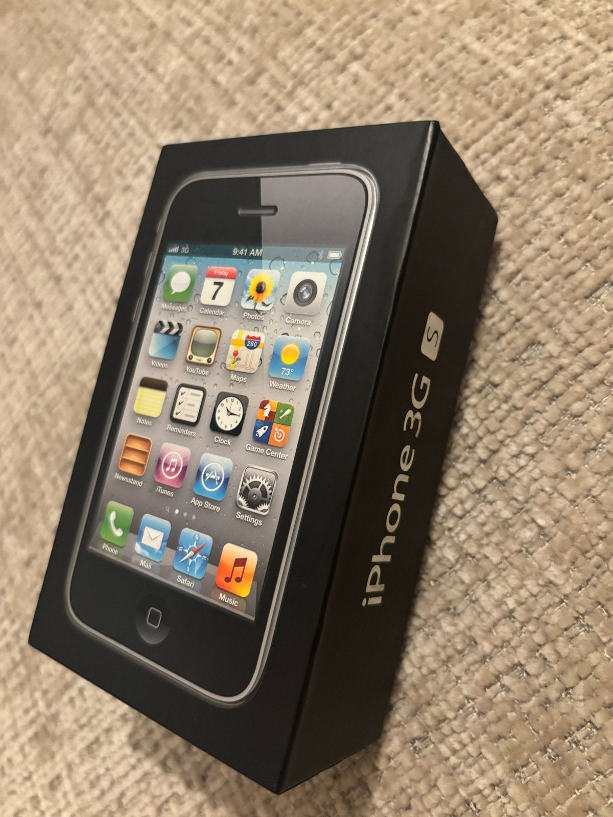 iPhone 3GS 8GB Zwart - Collectors item met gebruikssporen, Telecommunicatie, Gebruikt, Ophalen of Verzenden, 8 GB, Zonder simlock