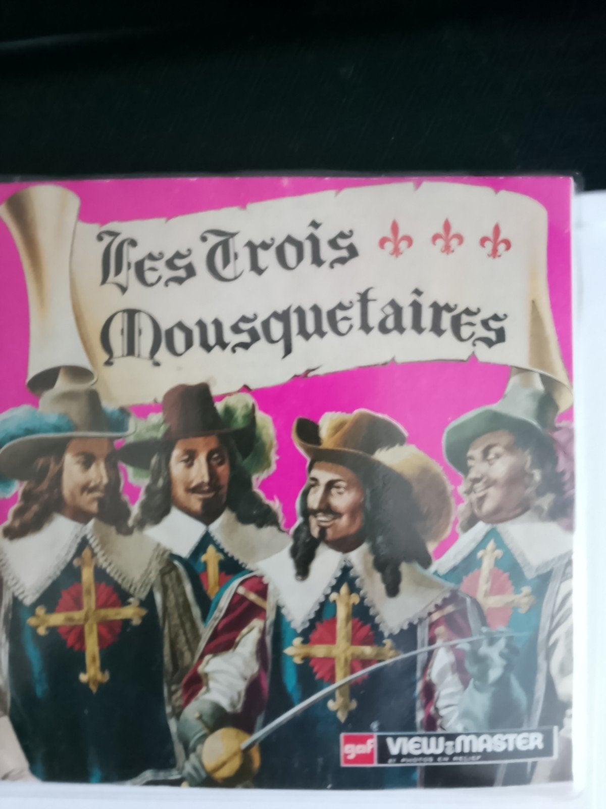 vintage View-Master les trois mousquetaires, drie musketiers, Ophalen of Verzenden