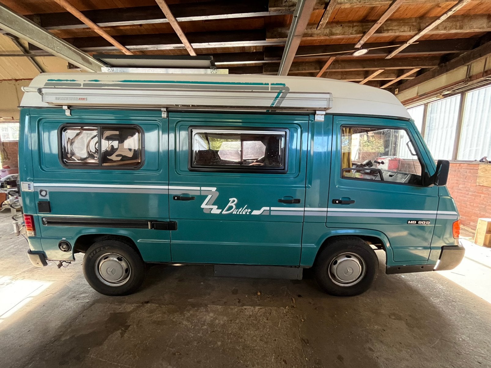 Gezellig en compact campertje – Mercedes-Benz MB100 diesel, Buscamper of Camperbus, Tot en met 2, Mercedes-Benz, Particulier