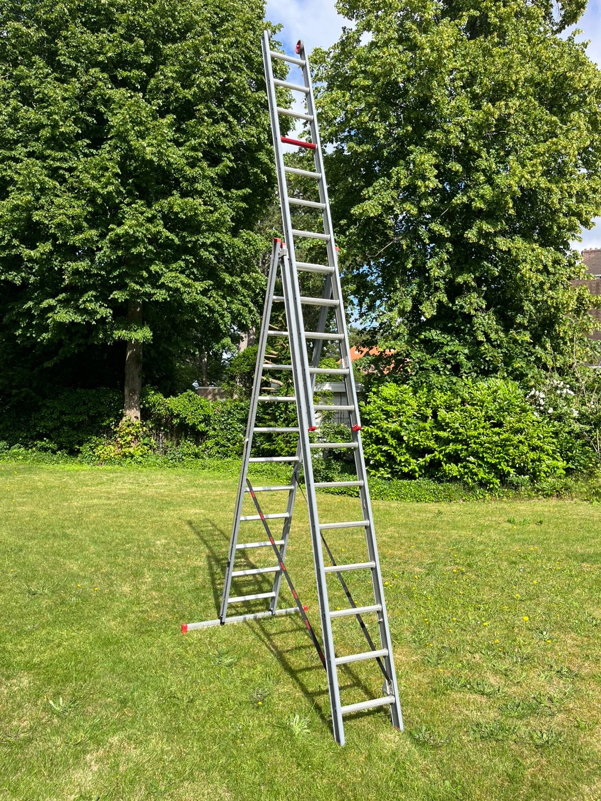 Altrex Reformladder Atlantis 3x12 treden, Doe-het-zelf en Verbouw, Ladders en Trappen, Ophalen, Zo goed als nieuw, Ladder, Opvouwbaar of Inschuifbaar