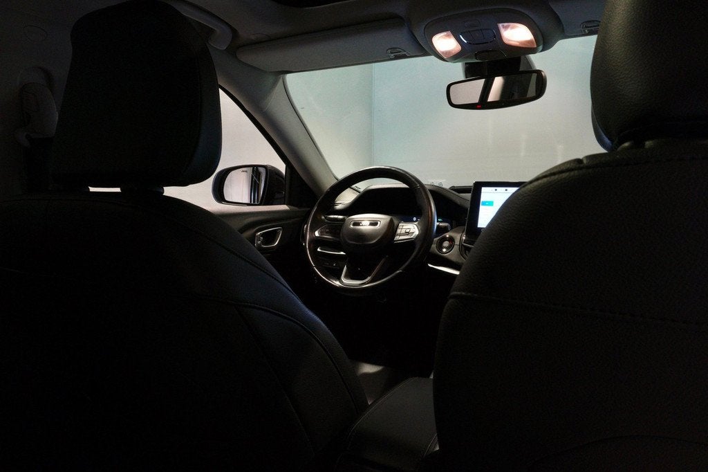 Jeep COMPASS 4xe 190 Plug-in Hybrid Electric Night Eagle Pan, Auto's, Jeep, Automaat, Automatische klimaatregeling, Blauw, Bedrijf