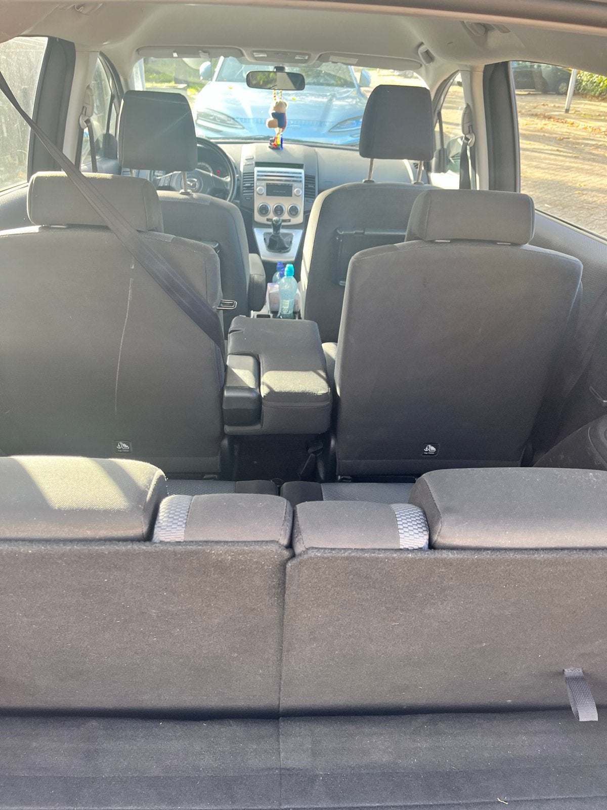 Mazda 5 1.8 2008 Grijs, Auto's, 1370 kg, 4 cilinders, 7 stoelen, Origineel Nederlands