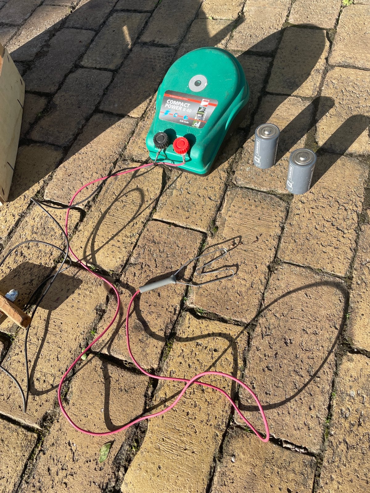 Draagbare schrikdraadapparaat op batterijen, Dieren en Toebehoren, Toebehoren, 1 paard of pony