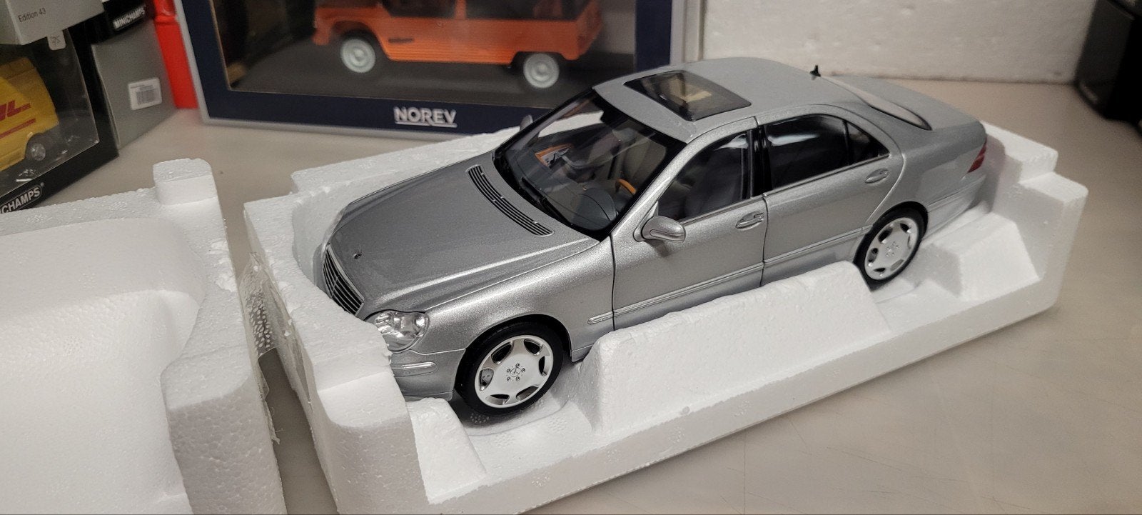 Norev 1998 Mercedes S600, Hobby en Vrije tijd, Ophalen of Verzenden, Zo goed als nieuw, Auto, Norev