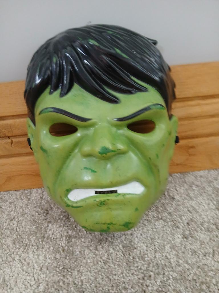 Hulk Masker - Groen Superhelden Masker, Ophalen, Gebruikt, Toneelattributen of Onderdelen