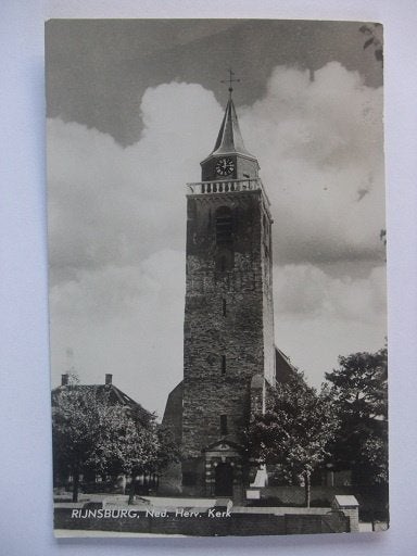 Q08 Rijnsburg - Ned. Herv. Kerk - 1961, Verzenden, 1960 tot 1980, Gelopen, Zuid-Holland
