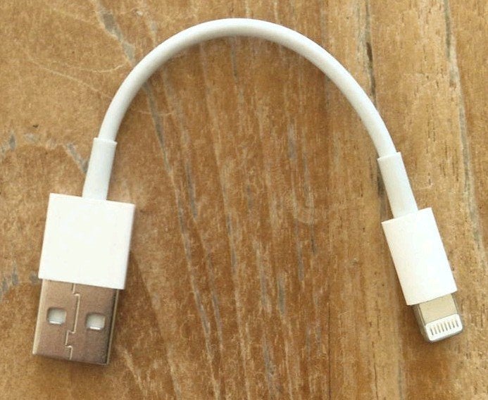 USB-A naar Apple Lightning kabel, Ophalen of Verzenden, Zo goed als nieuw, Snoer of kabel, Apple