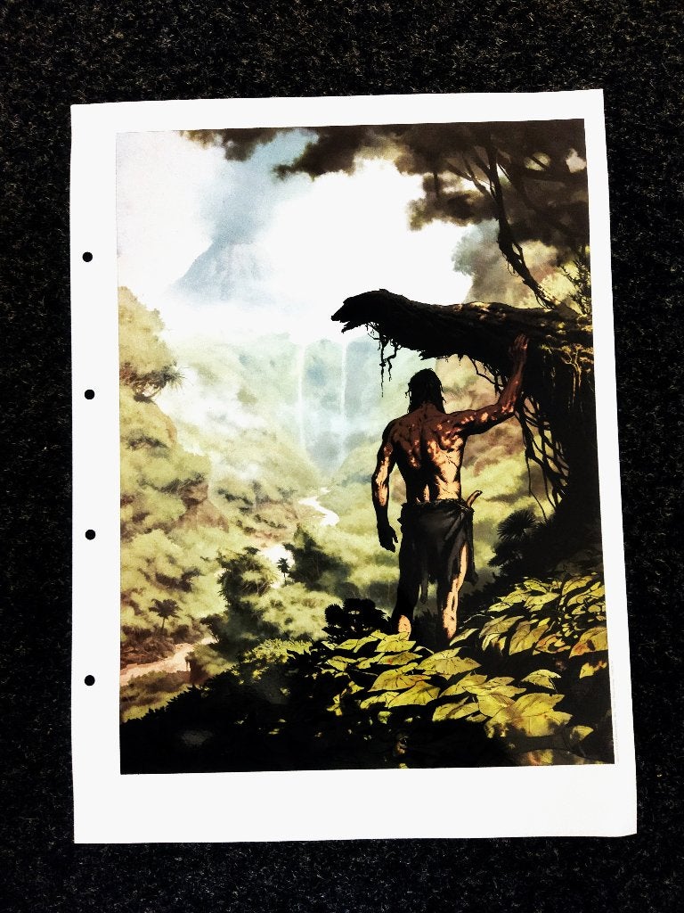 Tarzan. Prachtige 31 x 42 cm. poster!!!!, Eén comic, Ophalen, Nieuw, Amerika