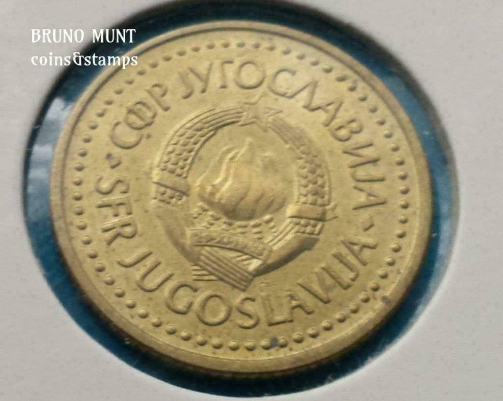 Joegoslavië 1 Dinar - 1984, Postzegels en Munten, Munten | Europa | Niet-Euromunten, Verzenden, Joegoslavië, Losse munt